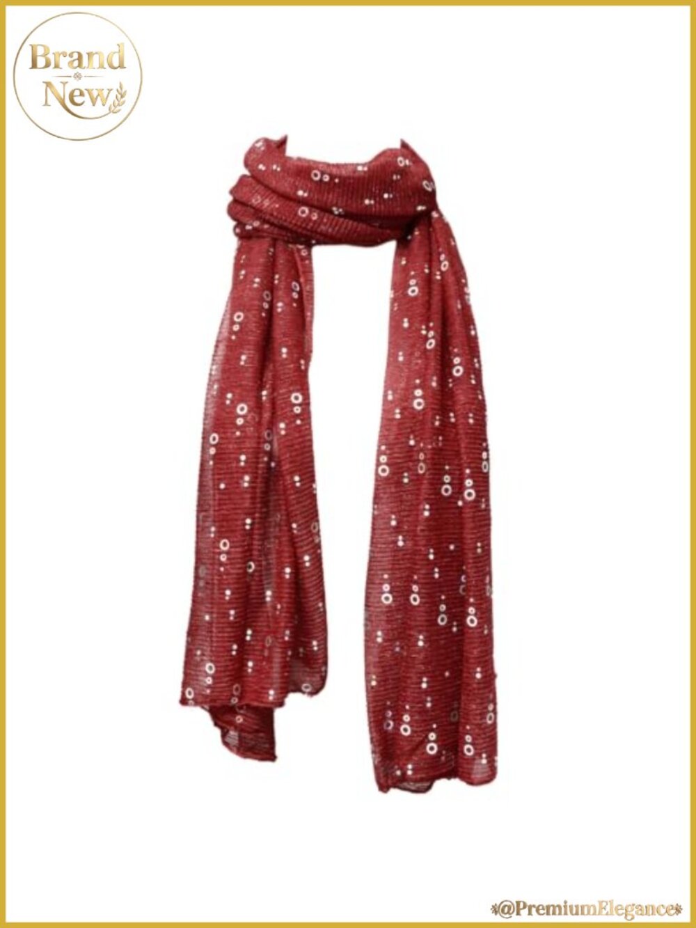 Sequin Scarf Glitter Sheer Shawl Wrap for Rave Evening Party Women